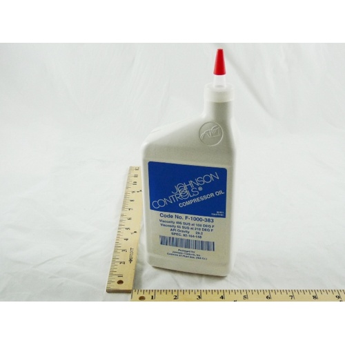 Johnson Controls F-1000-383 Compressor Oil, SAE-30, 32 Ounce Bottle