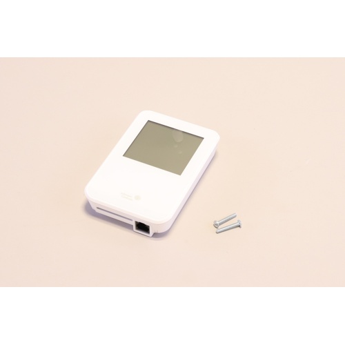 Johnson Controls NSB8BPN240-0 White Temp/Humidity Sensor w/Display & Logo
