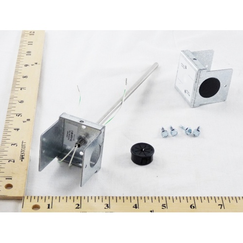 Johnson Controls TE-6361M-1 Duct Mount Temperature Sensor, 8″ Probe, 10K Ohm Type II Thermistor