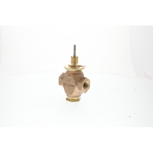 Johnson Controls VG7842ET Globe Valve, 3-Way Mixing, 1/2″ NPT, 1.8 Cv, Bronze