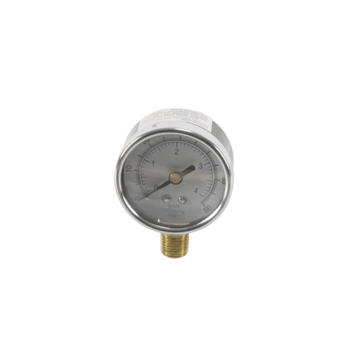 Kodiak Controls KC1012060 2″ Dial 0-60 PSI 1/4″ NPT Lower Mount Dry Utility Gauge
