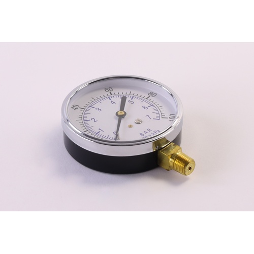 Kodiak Controls KC10135100 3-1/2″ Dial 0-100 PSI 1/4″ NPT Lower Mount Dry Utility Gauge