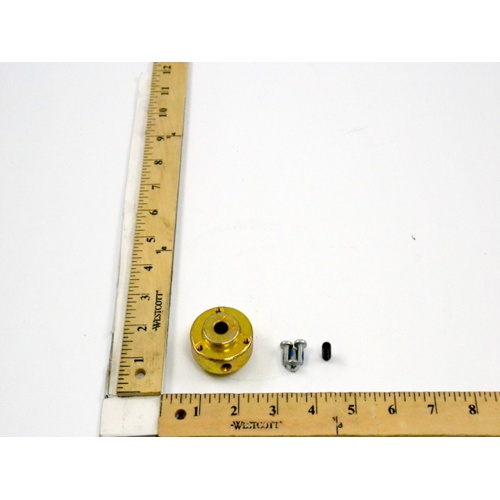 Lau 60765803 3/8″ Bore Hex and Round Interchangeable Hub with 1 Set Screw