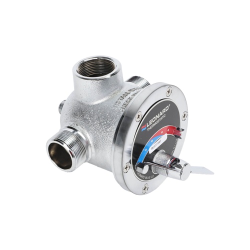 Leonard Valve TM-150-AT-LF-CP 1-1/4″ x 1-1/2″ Thermostatic Mixing Valve