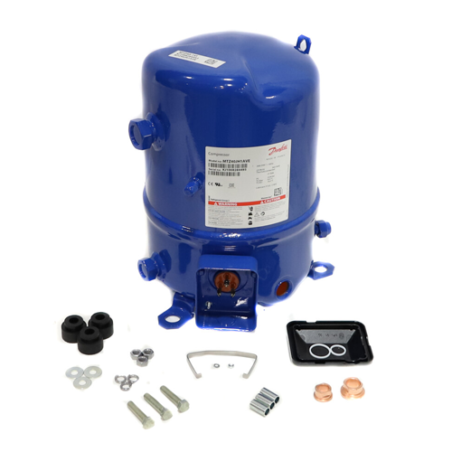Danfoss MTZ40-1VI Reciprocating Compressor, R404A/R407C/R134A/R407F, 208-230V 1Ph