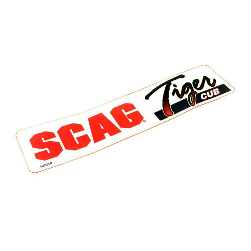 SCAG 482219 - DECAL SCAG TIGER CUB - Authentic part