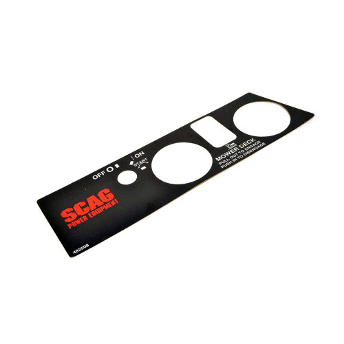 SCAG 482508 - DECAL INSTR PANEL - UPPER - Authentic OEM part