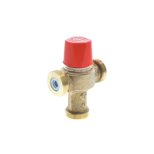 Watts 0559109 3/4″ ThermoMix Thermostatic Mixing Valve, 60-120°F, L1170-US