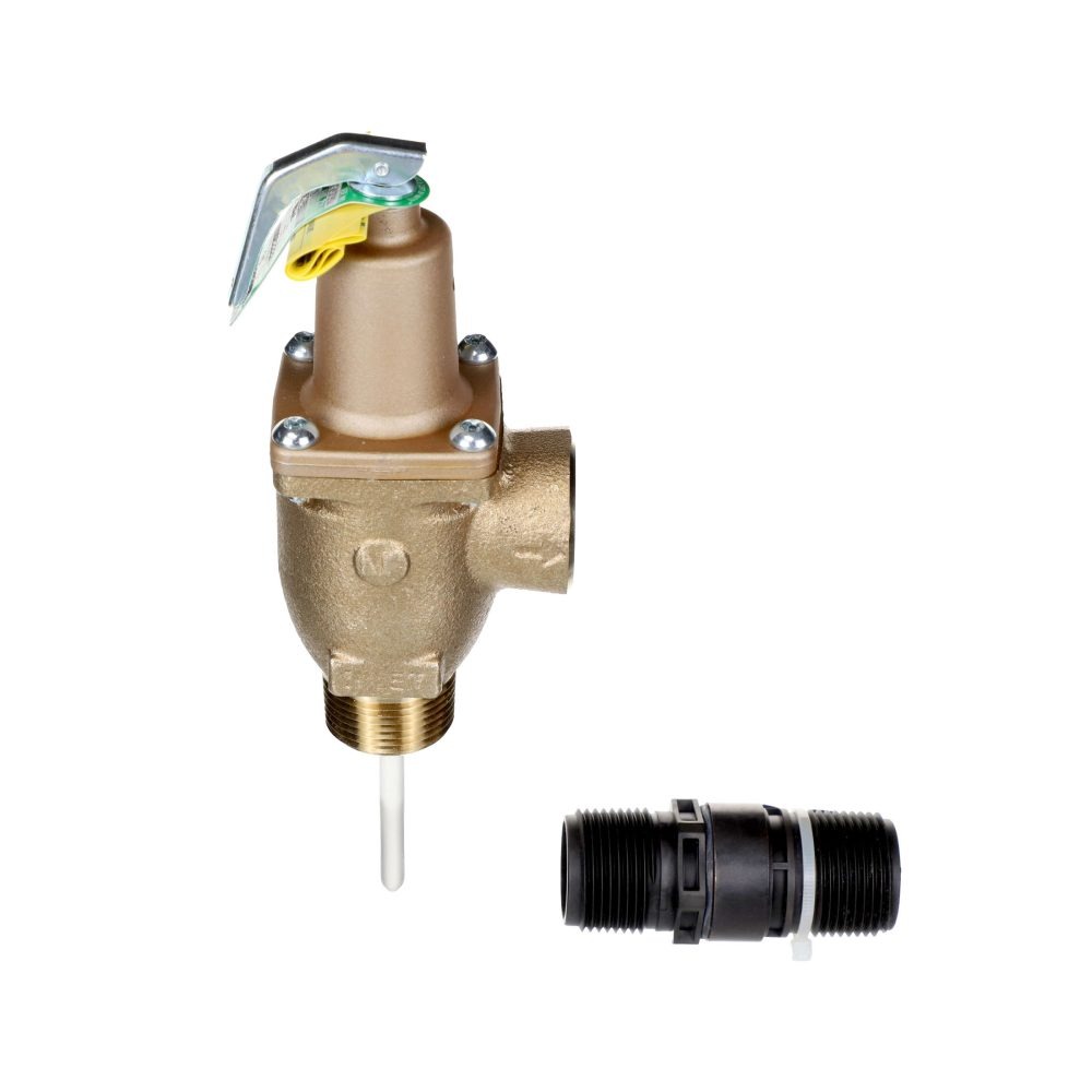 Watts F121408 1″ LF40L-2 Lead Free T&P Relief Valve, 125 PSI, 210°F