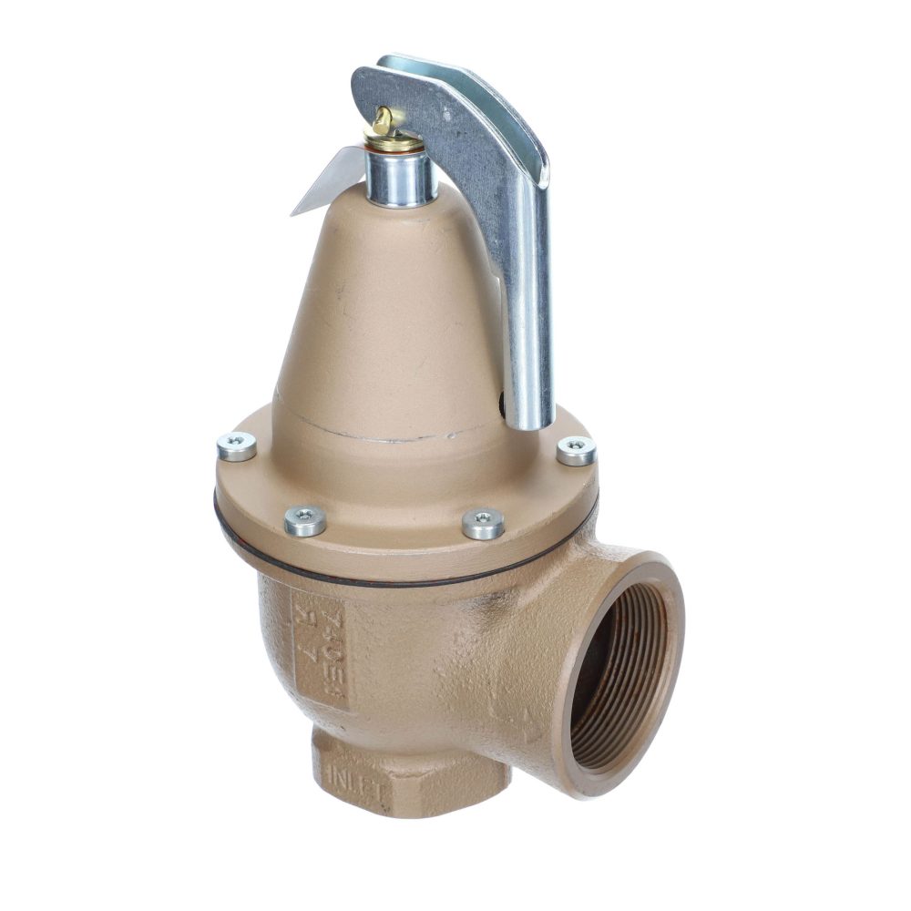 Watts F383942 1-1/2″ Iron Boiler Pressure Relief Valve