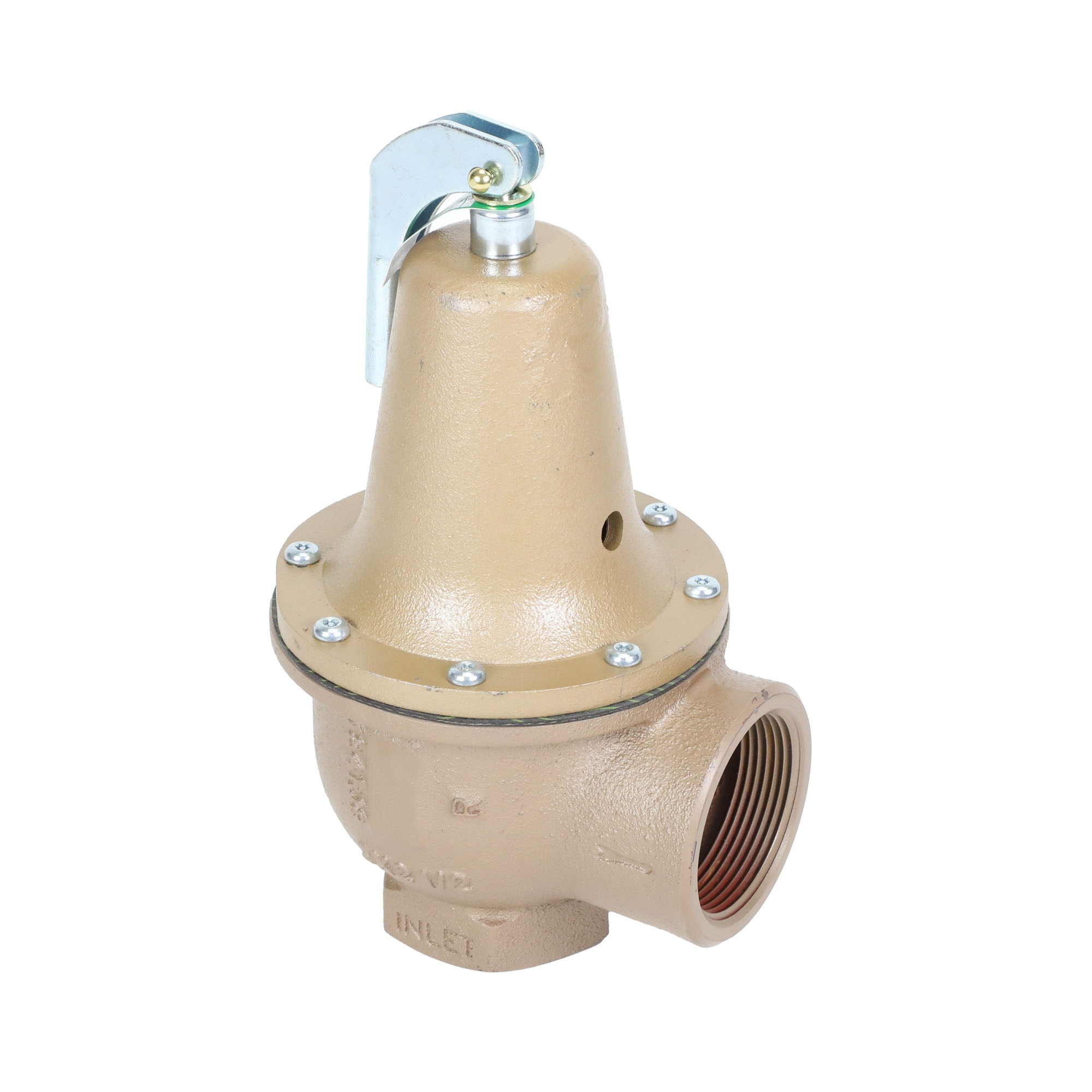 Watts F384292 2″ 740 Iron Boiler Pressure Relief Valve, 50 psi, Expanded Outlets