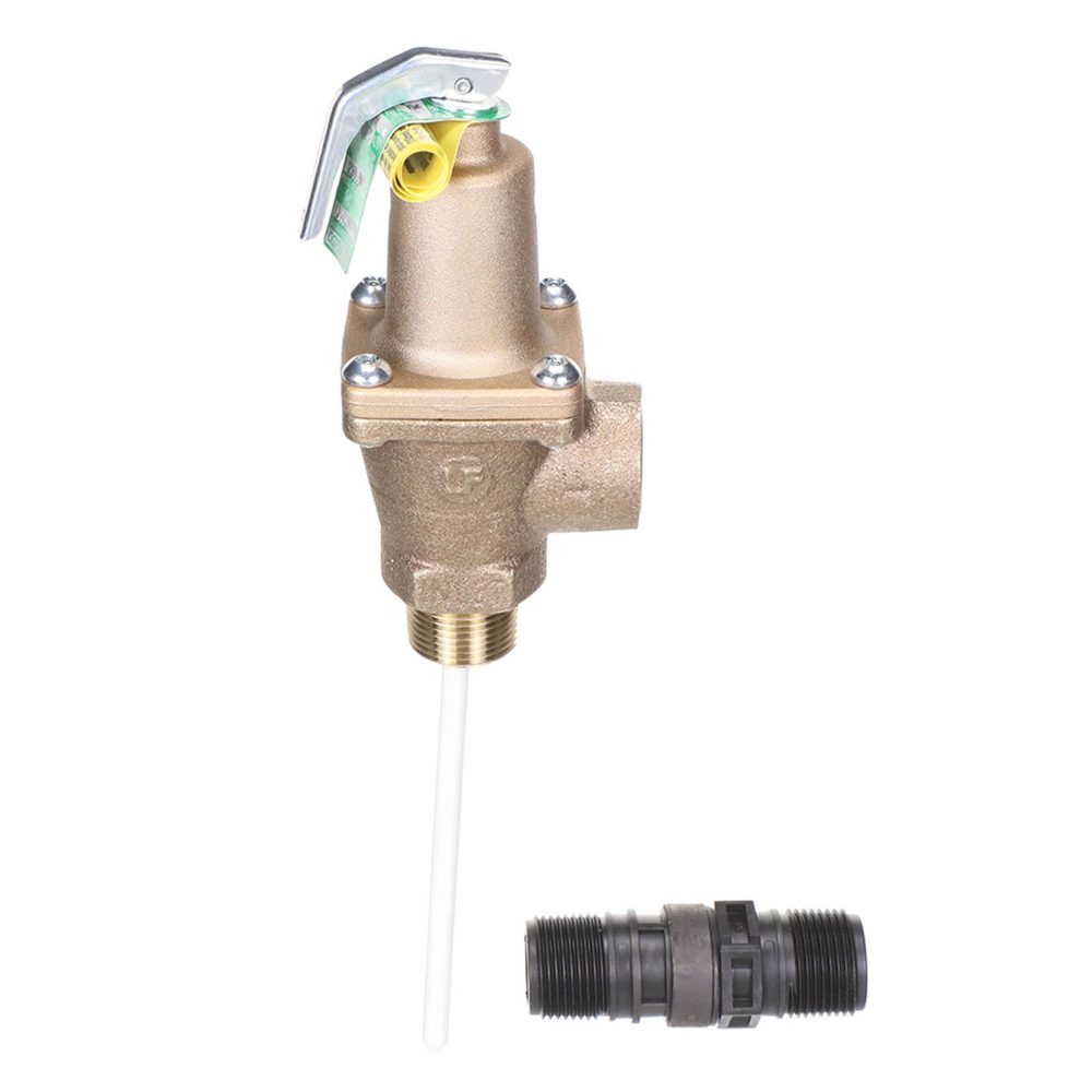 Watts F556015 3/4″ LF40XL-5 Lead Free Auto Reseating T&P Relief Valve, 125 psi, 210°F