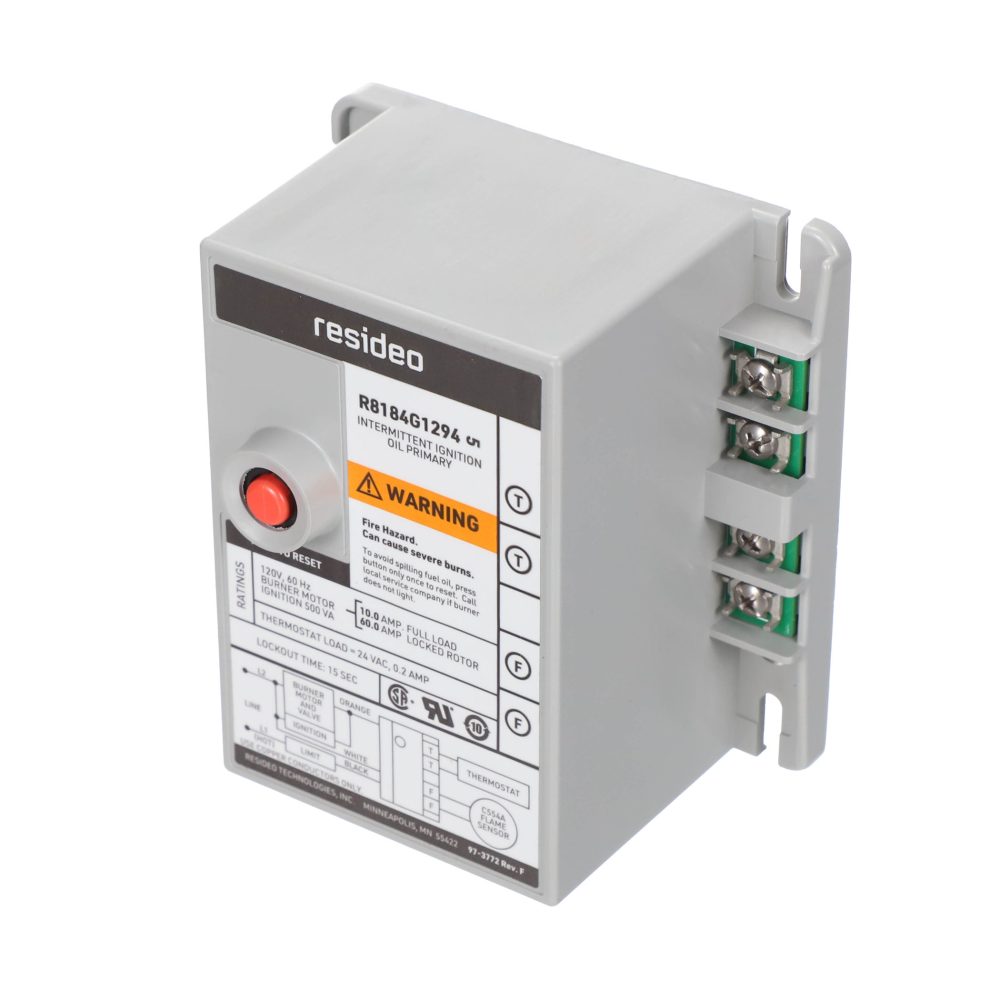 Wayne Combustion 13077-SER Burner Control R8184G1294 120V 15-Sec Lockout