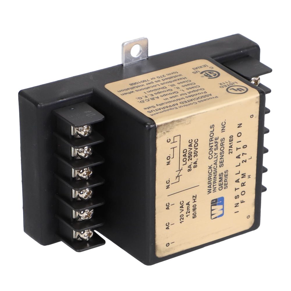 Warrick-Gems Sensors & Controls 27A1E0 Liquid Level Control, 120Vac, SPDT Relay