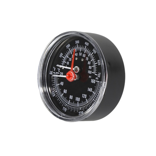 Weil McLain 510-218-099 T&P Gauge 60 PSI 2.5″ Dial 1/4″ Back Connection