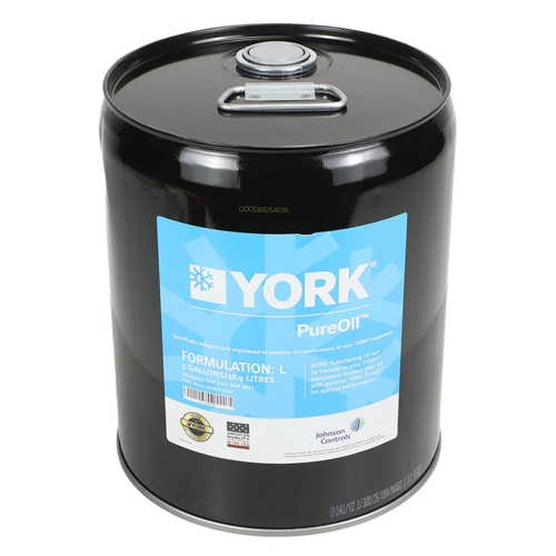 York 011-00592-000 5 Gallon Type L Compressor Oil