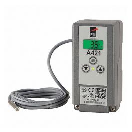 Johnson Controls A421ABD-02 SPDT Electronic Temperature Control 120-240V 6' Sensor W/Defrost Cycle