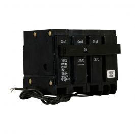 Cutler Hammer-Eaton BR350ST 3-Pole Circuit Breaker 50A 120/240 VAC