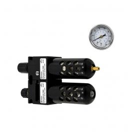 Parker Watts Fluid Air C75-02BLBJCB 1/4" Combo Regulator/Filter