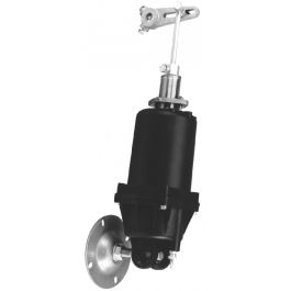 Johnson Controls D-4073-1 Pneumatic Damper Actuator W/Positioner & Universal Mounting Bracket 8-13 PSI