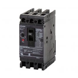 Siemens Industrial ControlsED63A010 3-Pole Instantaneous Only Breaker 10A 600V W/LUGS