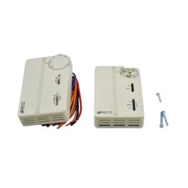 Peco Controls TA155-0283 3-Speed Fan Coil Programmable Thermostat Manual C/O 24-277V