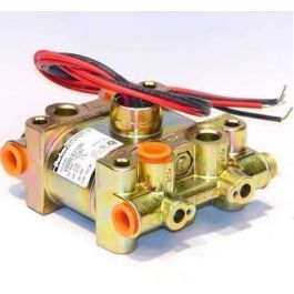 Parker Fluid Control V935LB2100AB6A0Z 1/4" 4-Way N/C-N/O Solenoid Valve 100 PSI 120V