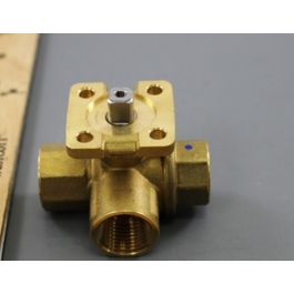 Johnson Controls VG1845AE 3-Way Ball Valve 1/2" 1.9Cv Stainless Steel