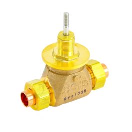 Johnson Controls VG7281ET 2-Way N/O Cast Bronze Globe Valve Body 1/2" Union Sweat 1.8Cv