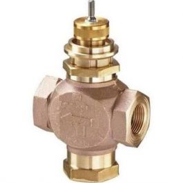 Johnson Controls VG7844GT 1/2" 3-Way Globe Mixing Valve Stainless Steel Linear 4.6Cv
